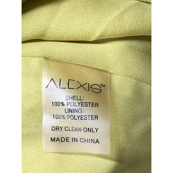 Alexis Auja Dress Floral Print Long Sleeve Ruffle Tiered Midi Cottage Yellow XL - Picture 7 of 8